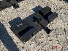 UNUSED TRAILER MOVER SKID STEER ATTACHMENT