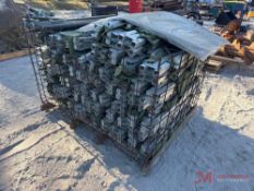 CRATE OF VARIOUS MILITARY COTS