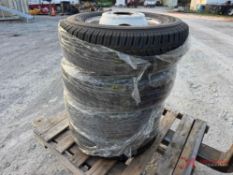 (4) LT225/75R16 TIRES AND WHEELS