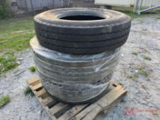 (3) 11R22.5 TRUCK/TRAILER TIRES