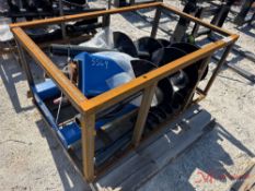 NEW AGT AUGER SKID STEER ATTACHMENT WITH 3 BITS