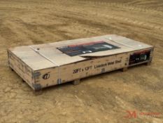 UNUSED ALL METAL 20' X 12' LIVESTOCK METAL SHED
