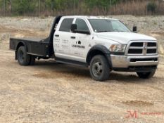 2014 RAM 5500 HEAVY DUTY FLAT BED TRUCK