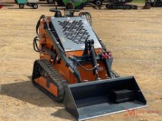 ATS-T460 TRACK MINI SKID STEER LOADER, SN; 2511103A0327, METER READS 1.5 HOURS, 23HP GASOLINE