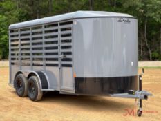 NEW UNUSED 2026 DELTA 16' LIVESTOCK TRAILER