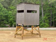 NEW 4' X 6' SHOOTING HOUSE WITH STAND