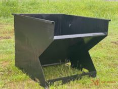 NEW 2YD TRASH HOPPER SKID STEER ATTACHMENT
