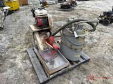 CONTENTS OF PALLET TILE SAW AND VACUUM