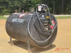 SKID MOUNTED FUEL TANK WITH ELECTRIC PUMP