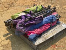 CONTENTS OF PALLET MULTIPLE FOLDING CHAIRS
