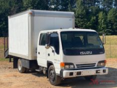 2003 ISUZU NQR ENCLOSED LAWNCARE TRUCK
