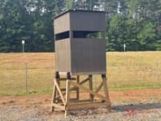 NEW 4' X 4' SHOOTING HOUSE WITH STAND