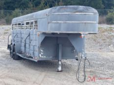 27' GOOSENECK T/A LIVESTOCK TRAILER