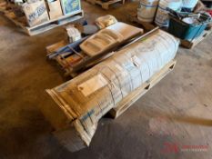 CONTENTS OF PALLET VARIOUS SHOP SUPPLIES, HAMMOCK, CHAIR