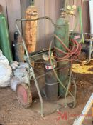 TORCH, CART, HOSES, GAUGES, CYLINDERS