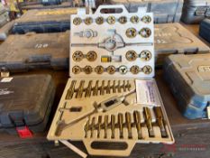 PITTSBURGH 45 PIECE SAE TAP & DIE SET W/ CASE