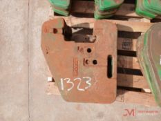 (5) JOHN DEERE SUIT CASE WEIGHTS, 100LB EA.