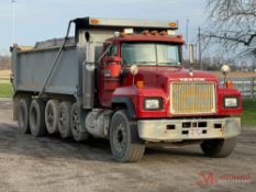 1998 MACK RD688S QUINT AXLE DUMP TRUCK