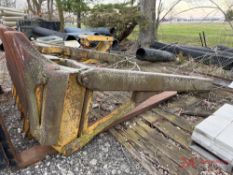 ROOT RAKE FOR A CAT D6C DOZER.