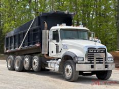 2008 MACK GRANITE GU713 QUAD AXLE DUMP TRUCK