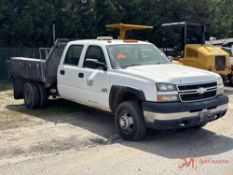 2007 CHEVROLET 3500 FLATBED TRUCK