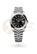 ROLEX DATEJUST *41MM BRIGHT BLACK DIAL* (JUNE 2025 - NEW & UNWORN) OYSTER STEEL & JUBILEE *NO VAT*