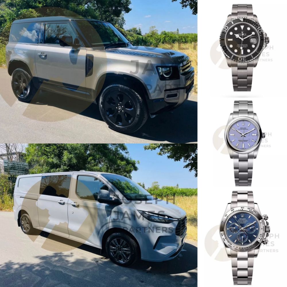 *Luxury Vehicle & Watch Auction* ~ 2026 Rolex Daytona *18ct White Gold* ~ 2025 Land Rover Defender 90 *X-Dynamic HSE* + Many More: Cars & LCV's