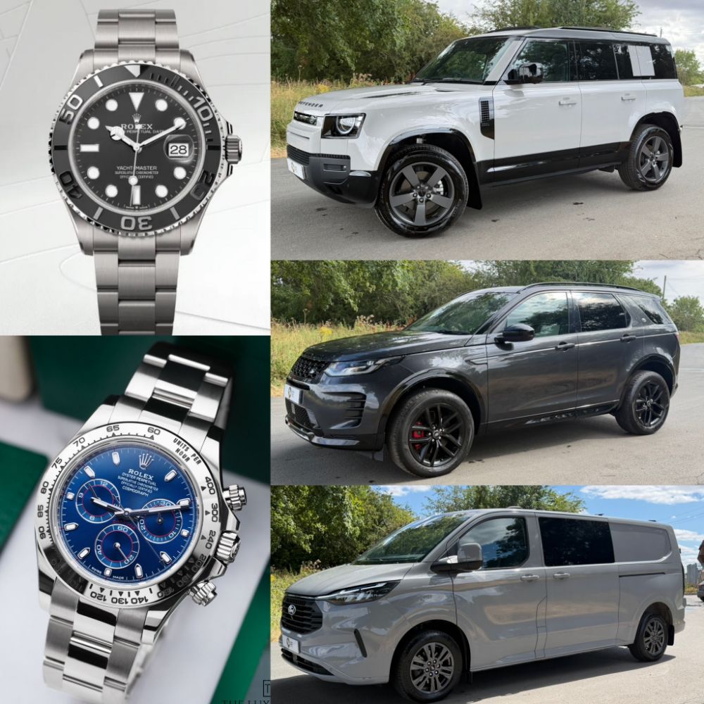 *Luxury Auction* ~ 2026 Ford Transit *Limited Crew Van* ~ 2026 Land Rover Defender 110 *X-Dynamic SE* ~ 2026 Rolex Daytona *18ct White Gold*