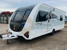 SWIFT MAJOR "EXCLUSIVE" 4EB WITH FIXED ISLAND BED - 2025 EDITION - TOURING CARAVAN -