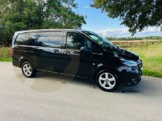 MERCEDES VITO 114CDI "AUTOMATIC" PREMIUM RWD - 20 REG - BLACK - AIR CON - ALLOYS - FULLY LOADED VAN