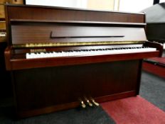 Legnica M100C Studio Upright Piano in Mahogany Finish