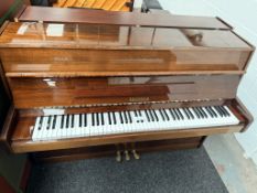 Legnica M100C Studio Upright Piano in German Walnut Finish