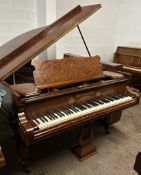 Schiedmayer Grand Piano in Burl Walnut Submission Reference for Ivory - UKV419PX