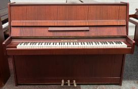Herman Mayer Upright Piano in Mahogany