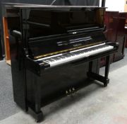 Yamaha U3AS Upright Piano in Black High Gloss w/ Sostenuto Pedal