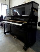 Yamaha U3S in Black High Gloss Cabinetry