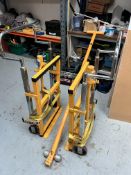 Pair of Safe Moving Skates with Safe Lifting Bar