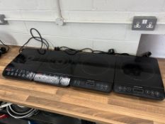 4 x Portable Single Induction Hobs