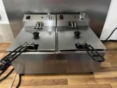 Buffalo Table Top Dual Basket Fryer