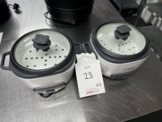 2 x Russell Hobbs 27040 2.8L Large Rice Cooker