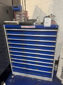 10 draw tool cabinet and contents as per photos