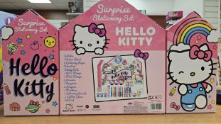50pcs Hello Kitty stationary set brand new with assorted stationary - large size box = original rrp