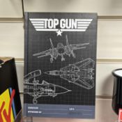 10pcs Brand new Premium quality Top Gun hardback A5 notebook licensed and branded rrp £7.99 /book