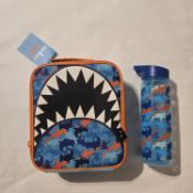 5pcs Brand new premium quality Shark lunch bag with matching bottle rrp £12.99/set