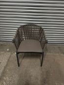 7 x Contral.It Outdoor Dining Table Chairs W/ Cushions