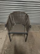 7 x Contral.It Outdoor Dining Table Chairs No Cushions