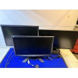 3 x Various Monitors