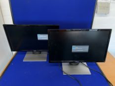 4 x Various Dell LED Monitors