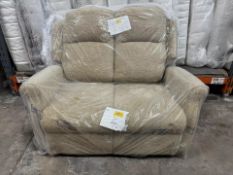 2 Seater Static Sofa in Beige