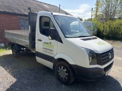 Bobcat E10Z Mini Excavator w/ 3 x Bucket Attachments | Volkswagen Crafter CR35 Panel Van | Volkswagen Crafter CR35 Tipper